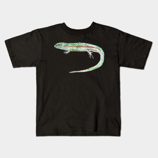 lizard Kids T-Shirt by Coppack